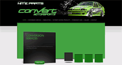 Desktop Screenshot of convertmotorsport.co.nz